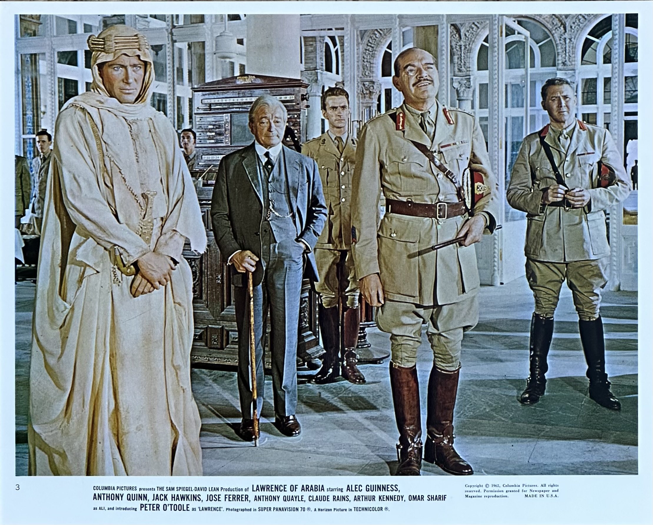 Original still for Lawrence of Arabia, starring Peter O'Toole