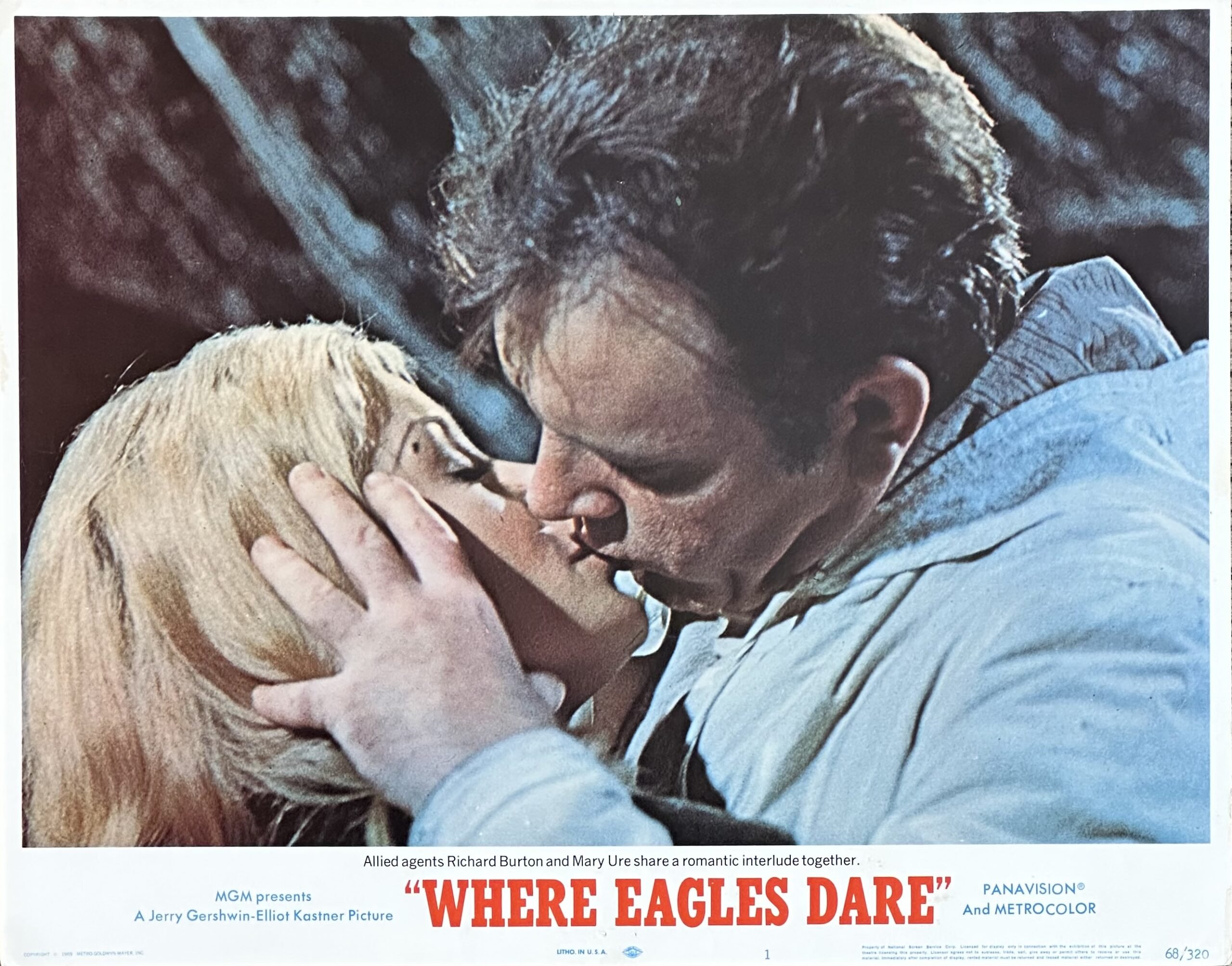 Original vintage cinema lobby card movie poster for Where Eagles Dare